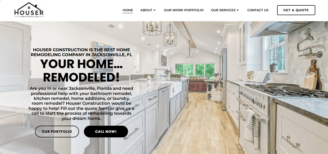 Picture of Houser Construction WBSITE THE BEST Home Remodel Company Jacksonville, Florida